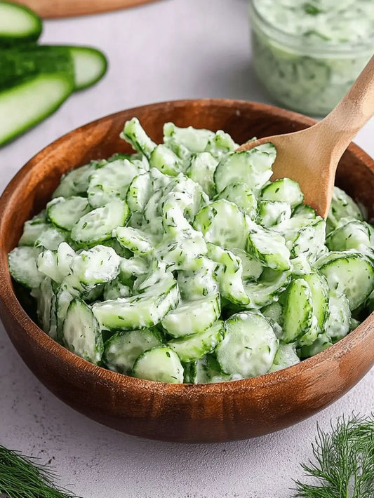 creamy cucumber salad