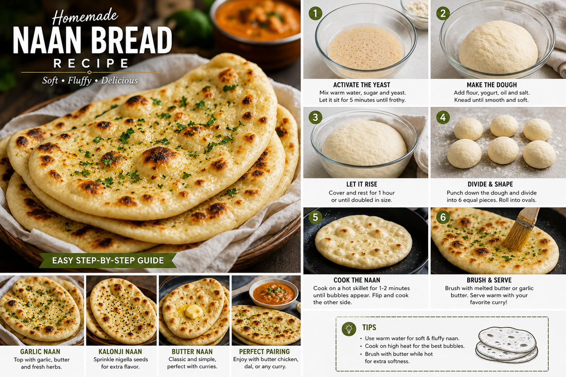 Homemade naan bread recipe guide