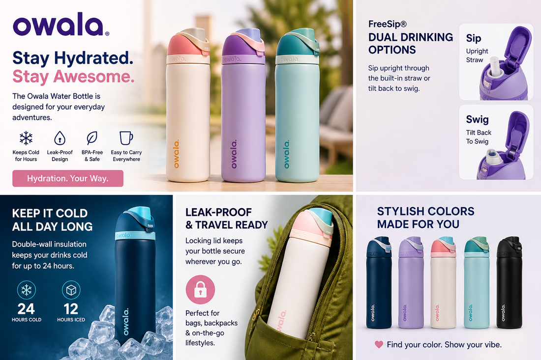 Owala Water Bottle: The Smart Hydration Choice for Everyday Life