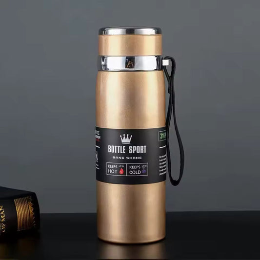 stainless steel thermos flask for hot and cold drinks insulated travel bottle