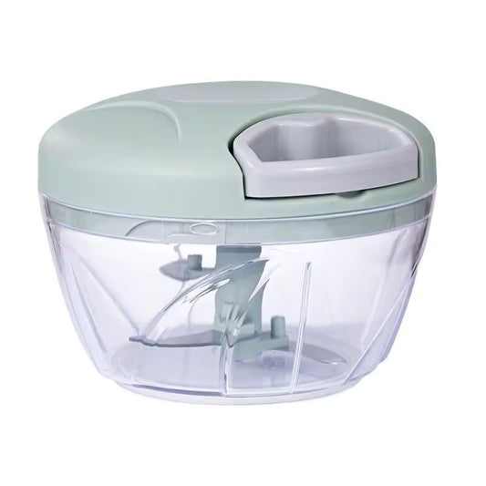 500/900ML Manual Meat Mincer & Garlic Chopper – Hand Pull Vegetable Onion Cutter & Kitchen Food Processor