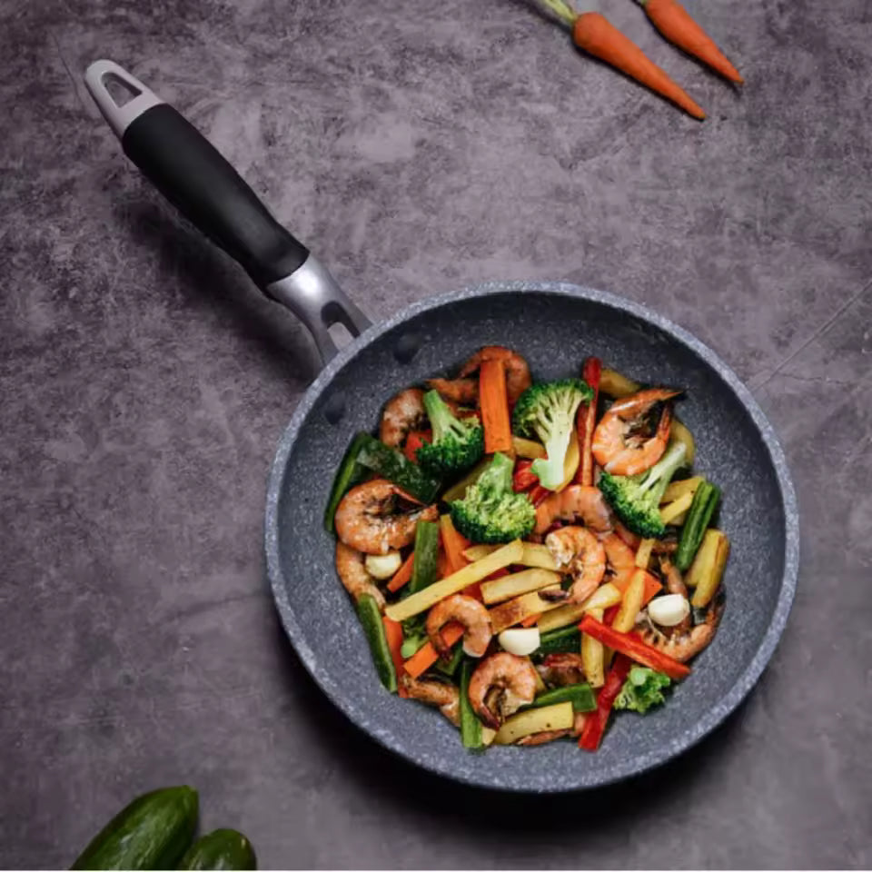 durable stone frying pan non-stick 28cm