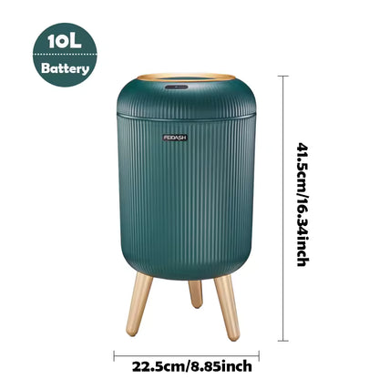 Automatic Trash Can with Lid – Smart Motion Sensor Bin for Modern Living