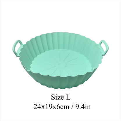Airfryer Silicone Basket Reusable Baking Tray Silicone
