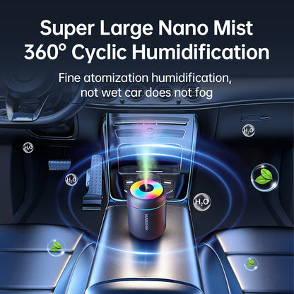 Mini USB Humidifier 180ML – Portable Essential Oil Diffuser with LED Light for Bedroom, Office & Car