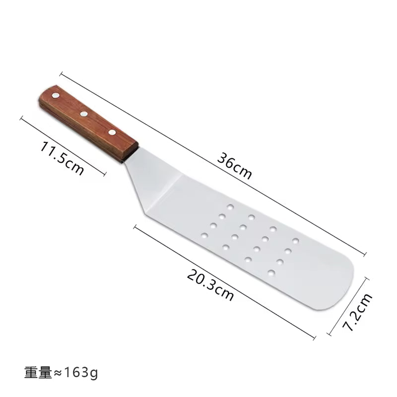 Stainless Steel BBQ Spatula & Grill Scraper | Non-Stick Durable Barbecue Tool