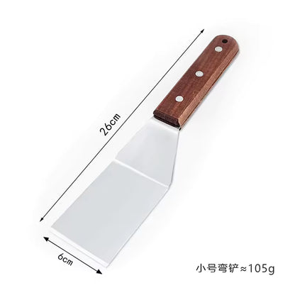 Stainless Steel BBQ Spatula & Grill Scraper | Non-Stick Durable Barbecue Tool