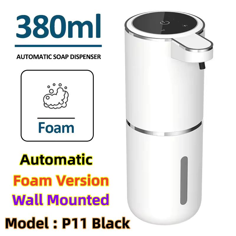 380ML Automatic Foam Soap Dispenser – Smart Touchless Hand Washing Machine (USB Rechargeable)
