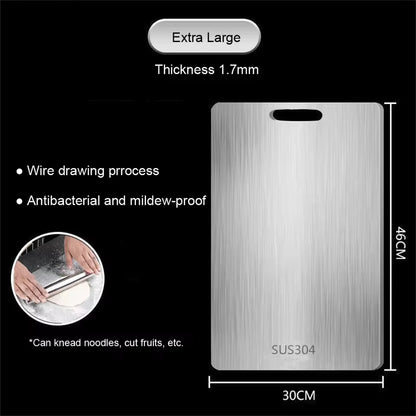 easy clean stainless steel kitchen board