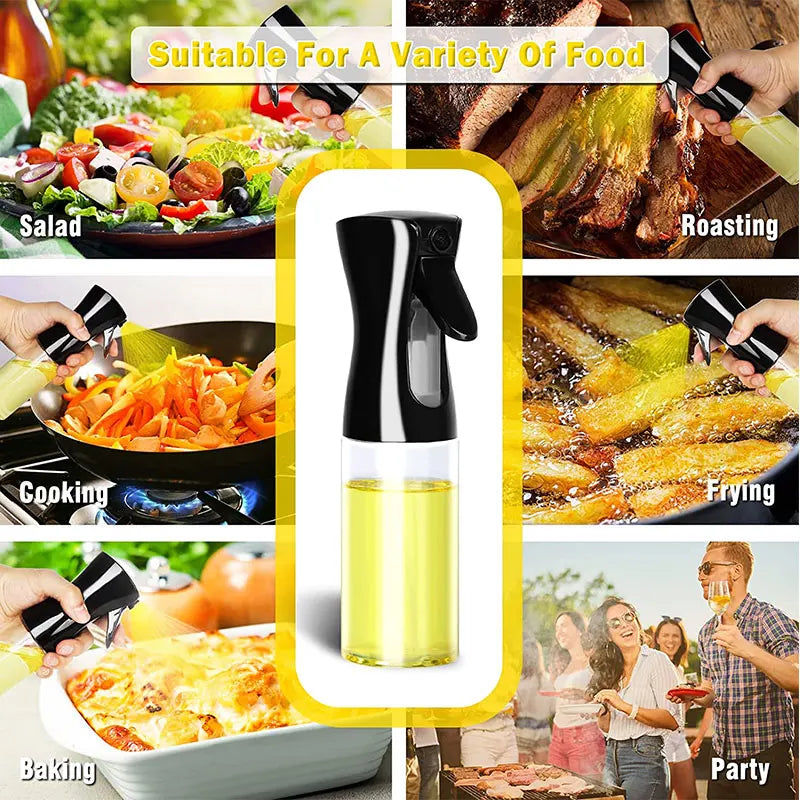 Vinegar and oil sprayer bottle for healthy cooking