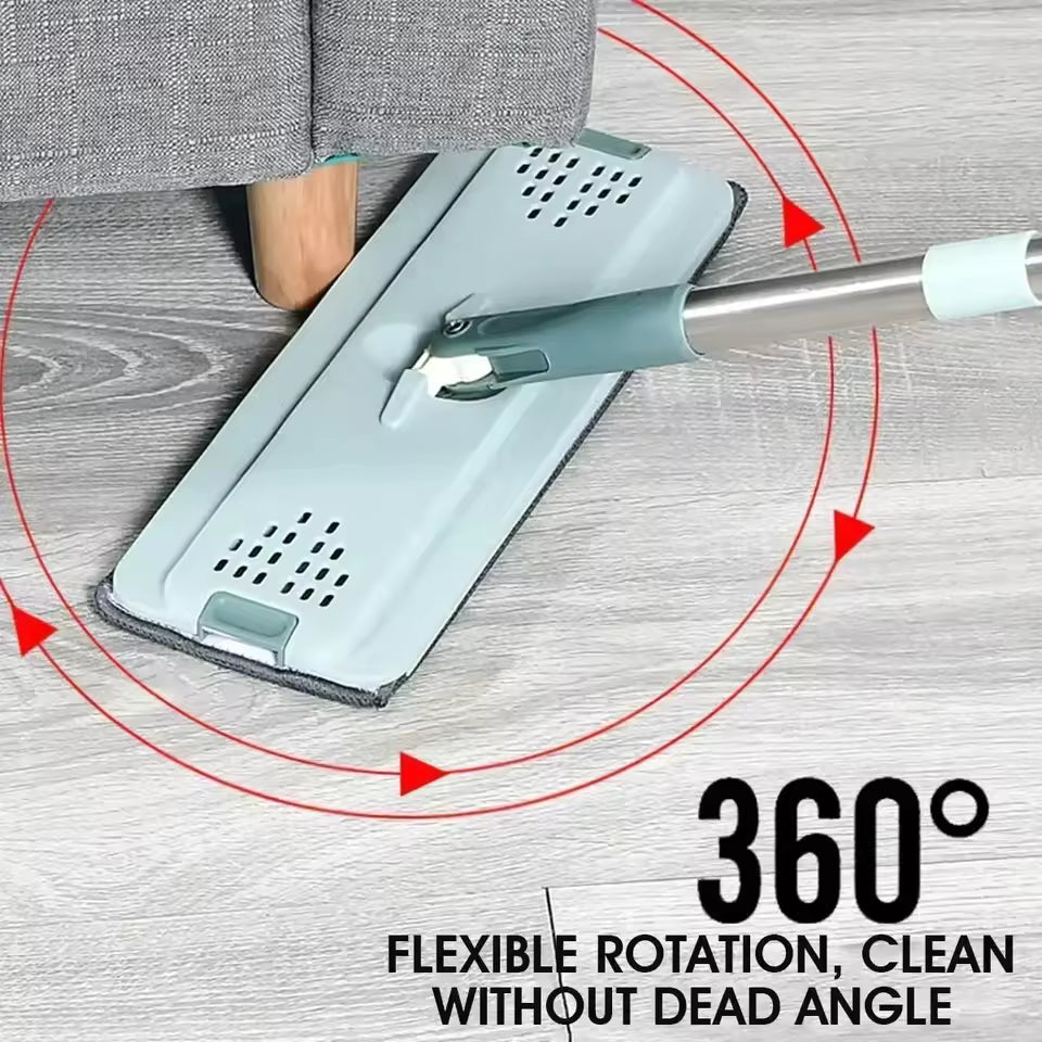 easy wring flat mop with bucket for hardwood laminate tile floors”