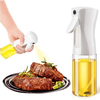 Olive oil sprayer bottle with adjustable nozzle for baking