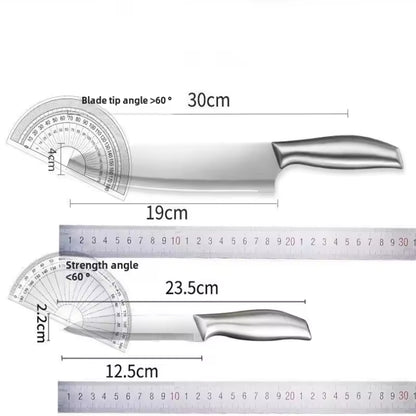 sharp kitchen knife for food preparation