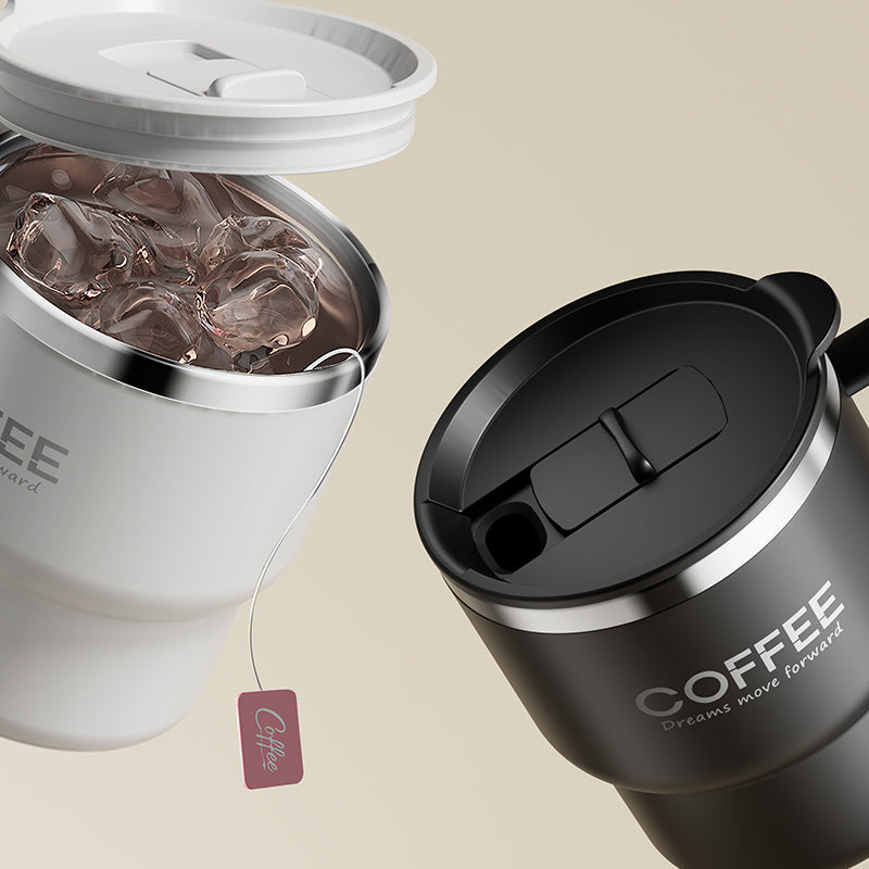 portable stainless steel travel mug for students