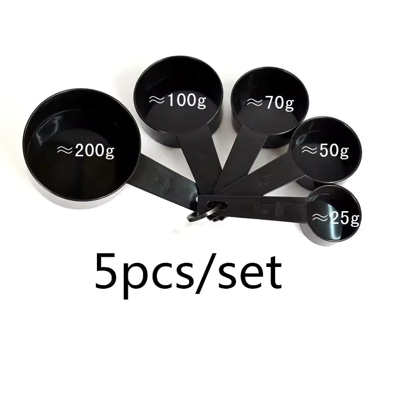Kitchen Measuring Spoons & Cups Set 5/10pcs – Baking Tools for Flour, Sugar, Teaspoon Scoop, Cooking Measurement Set