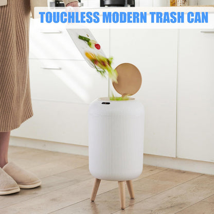 Automatic Trash Can with Lid – Smart Motion Sensor Bin for Modern Living