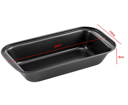 Nonstick carbon steel bread loaf pan for baking homemade bread
