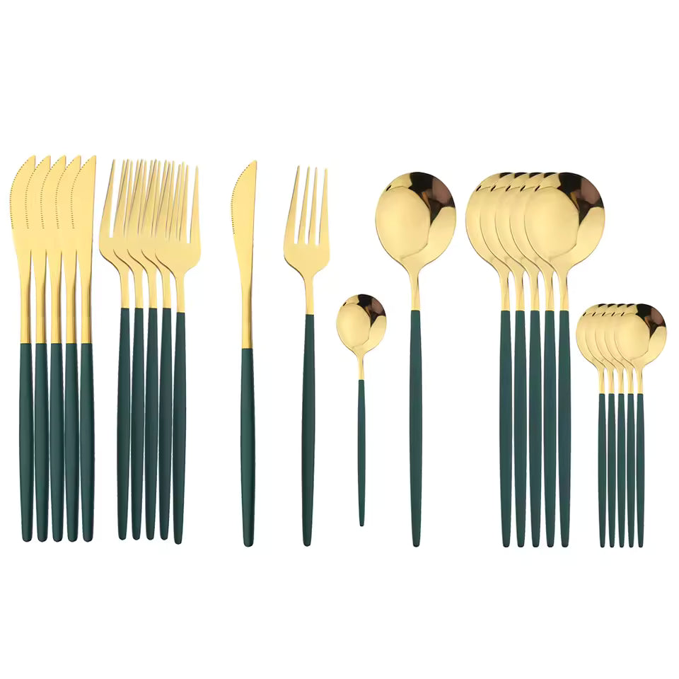 luxury dining cutlery set for special occasions