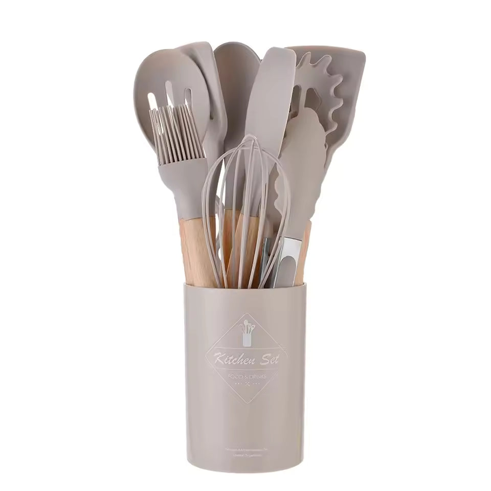 complete cooking tool set for stirring flipping mixing