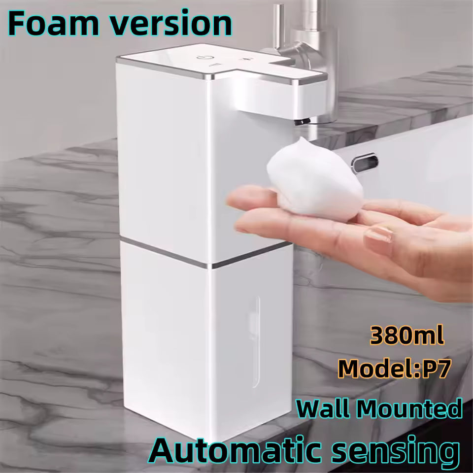 380ML Automatic Foam Soap Dispenser – Smart Touchless Hand Washing Machine (USB Rechargeable)