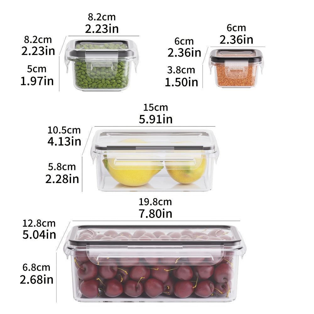 Leakproof food storage containers for liquids