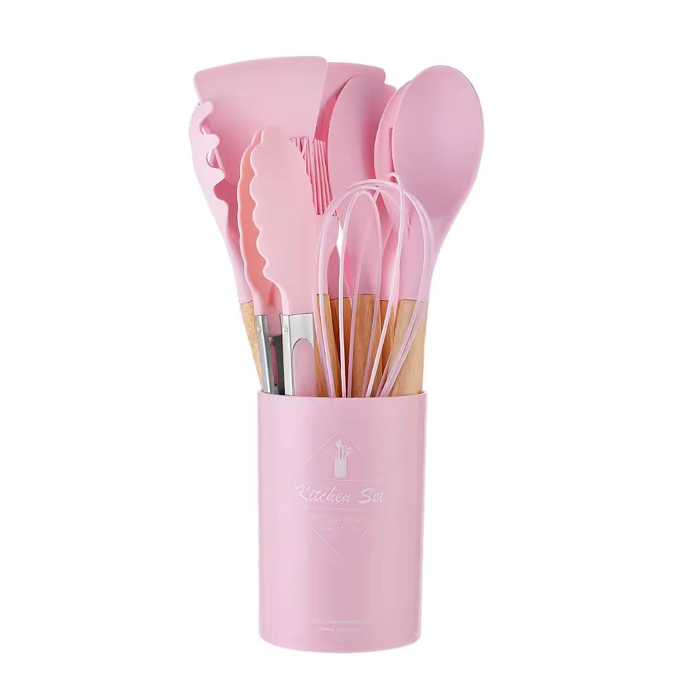 silicone kitchen utensils set