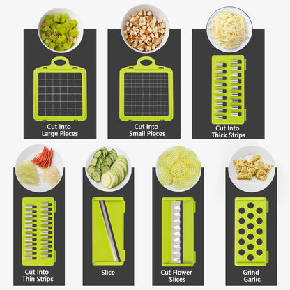 compact vegetable chopper for onions, carrots, cucumbers