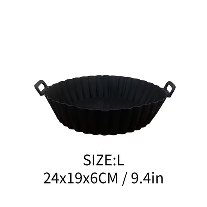 Airfryer Silicone Basket Reusable Baking Tray Silicone