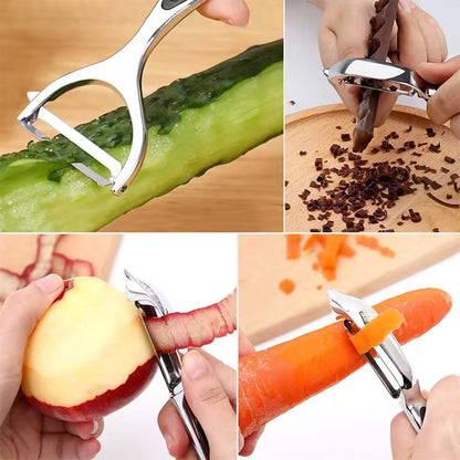 Sharp Vegetable & Fruit Peeler with Ergonomic Grip
