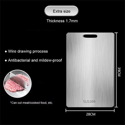 stainless steel chopping board