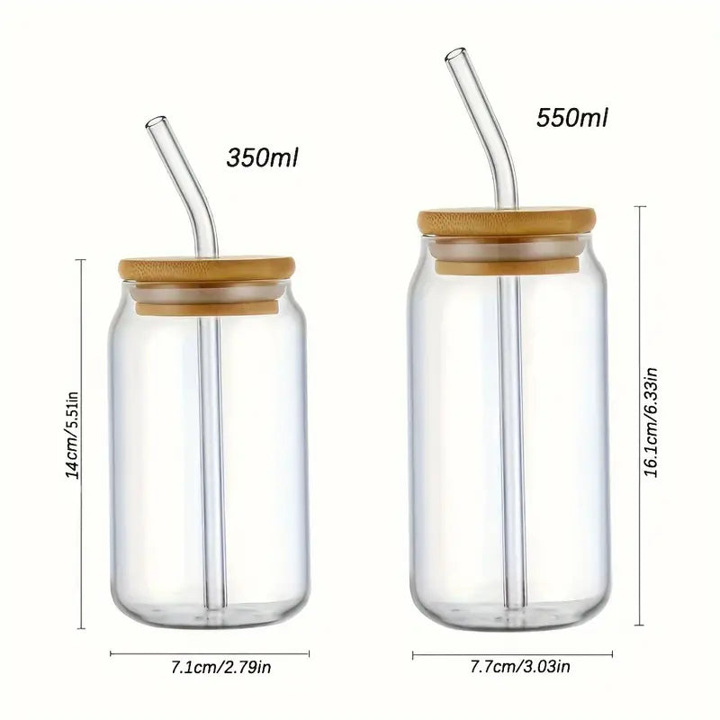 aesthetic glass cups for smoothies and juice