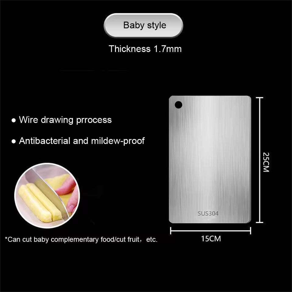 stainless steel chopping board