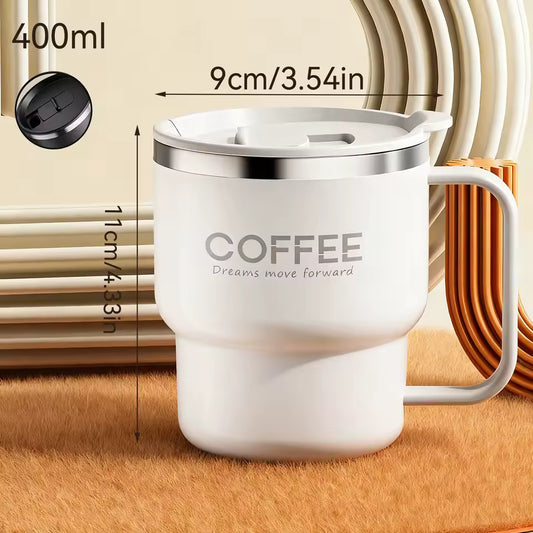 thermal coffee mug with handle for travel