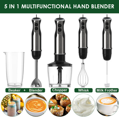 Powerful immersion blender for smoothies and food prep
