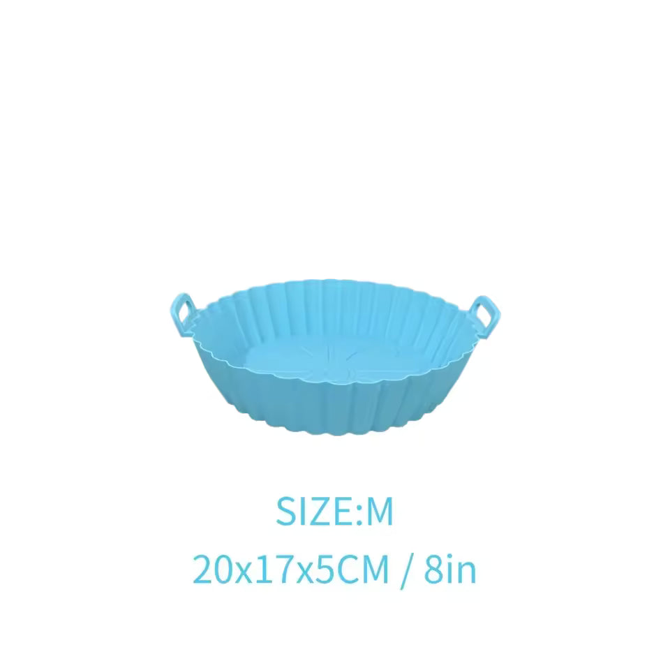 Airfryer Silicone Basket Reusable Baking Tray Silicone