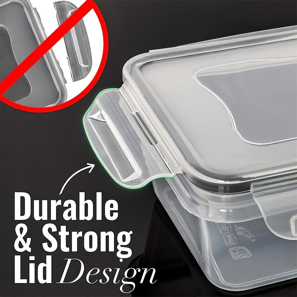 Airtight BPA-Free Food Storage Containers – 8-Piece Set with Locking Lids