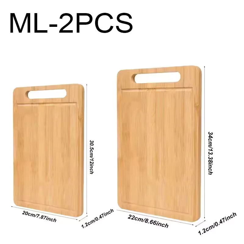 Non-slip wooden cutting board for safe food preparation