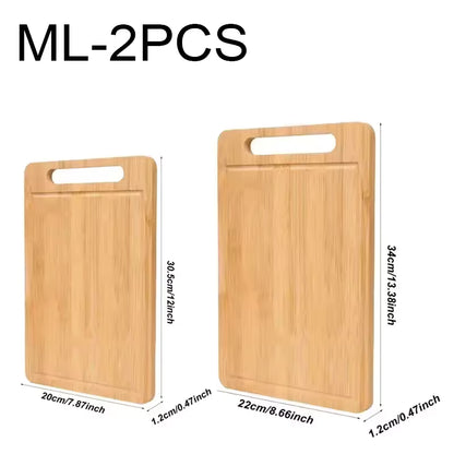 Non-slip wooden cutting board for safe food preparation
