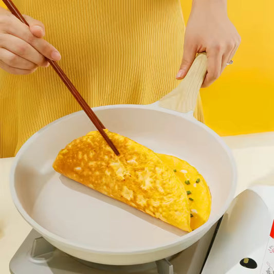 Durable Non-Stick Ceramic Frying Pan Wok – Universal Cookware for Everyday Cooking