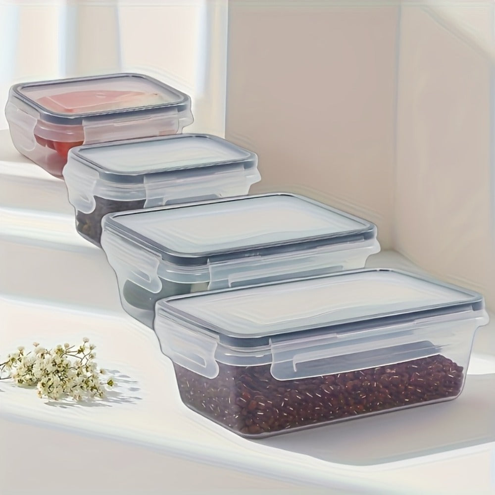 Stackable food storage containers for kitchen organization