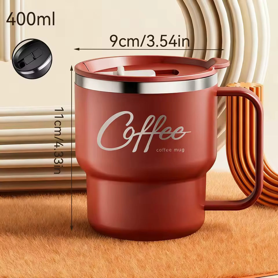 durable stainless steel coffee cup modern design