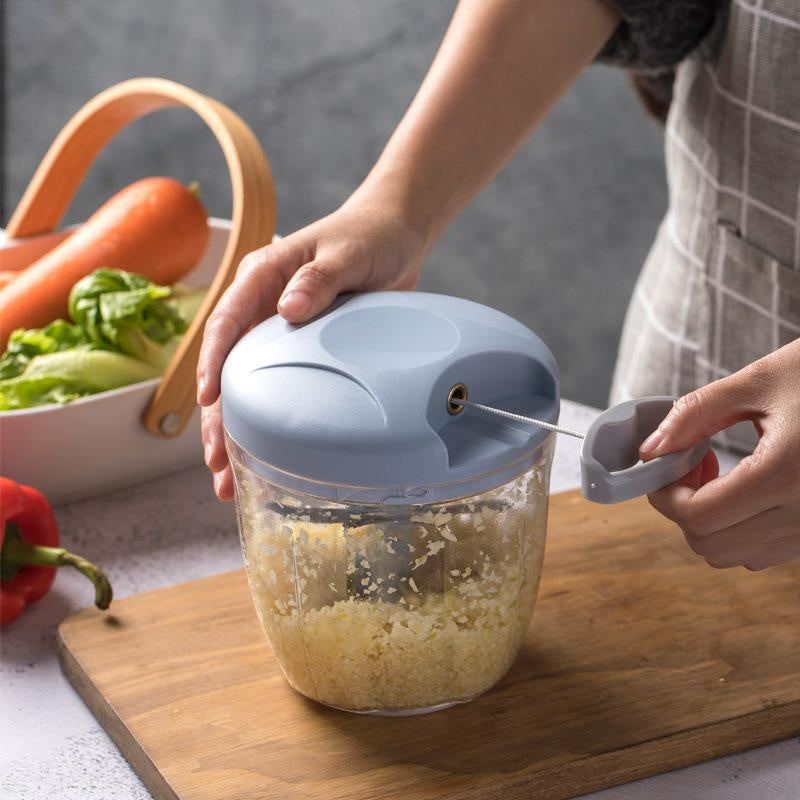 manual meat mincer garlic chopper 500ml 900ml
