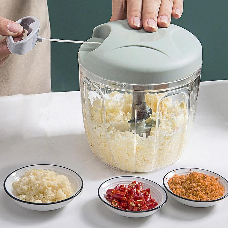 manual meat mincer garlic chopper 500ml 900ml