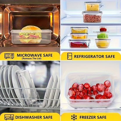 Airtight food containers for fresh food storage