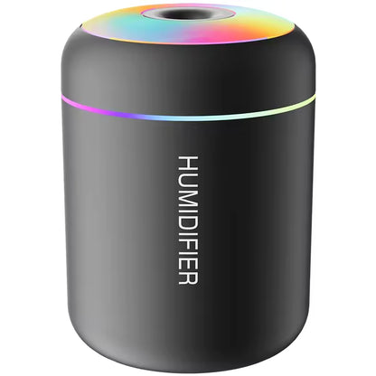 portable 180ML USB humidifier with soft LED night light for bedroom use”