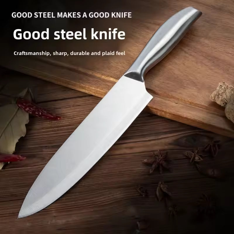 sharp kitchen knife for food preparation