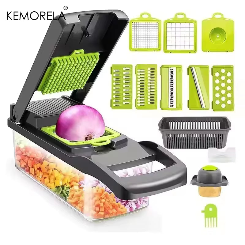 Vegetable Chopper – Onion Chopper, Food Grater, Slicer & Dicer for Kitchen