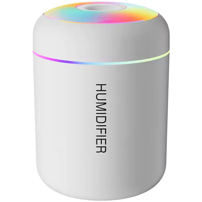 mini essential oil diffuser humidifier for office desk and workspace”