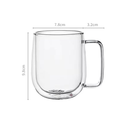 stylish gift glass mug for coffee lovers