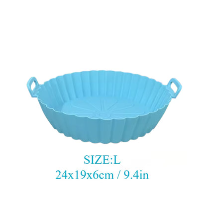 Airfryer Silicone Basket Reusable Baking Tray Silicone